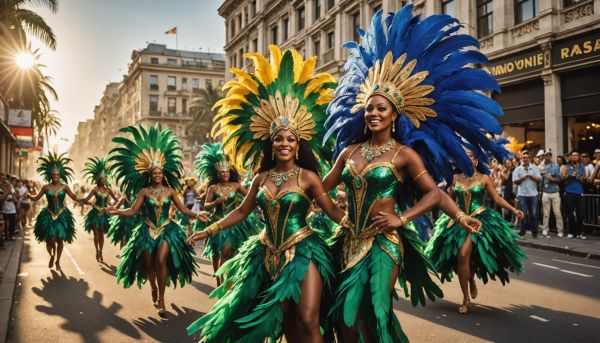 Carnavals de Rio et défilés traditionnels hauts en couleur