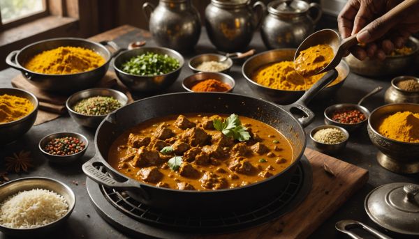 Comment préparer un authentique curry indien aux épices ?