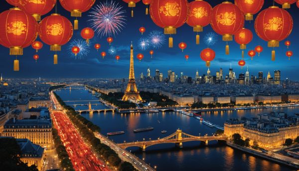 Le Nouvel An chinois illumine les grandes capitales du globe