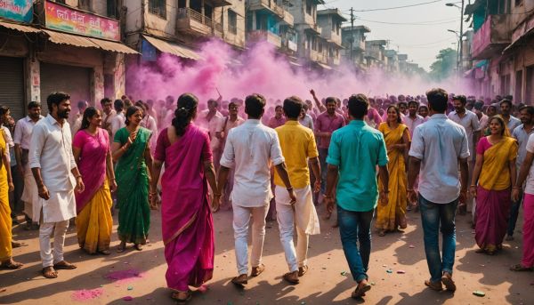 Savez vous où célébrer la fête des couleurs en Inde ?